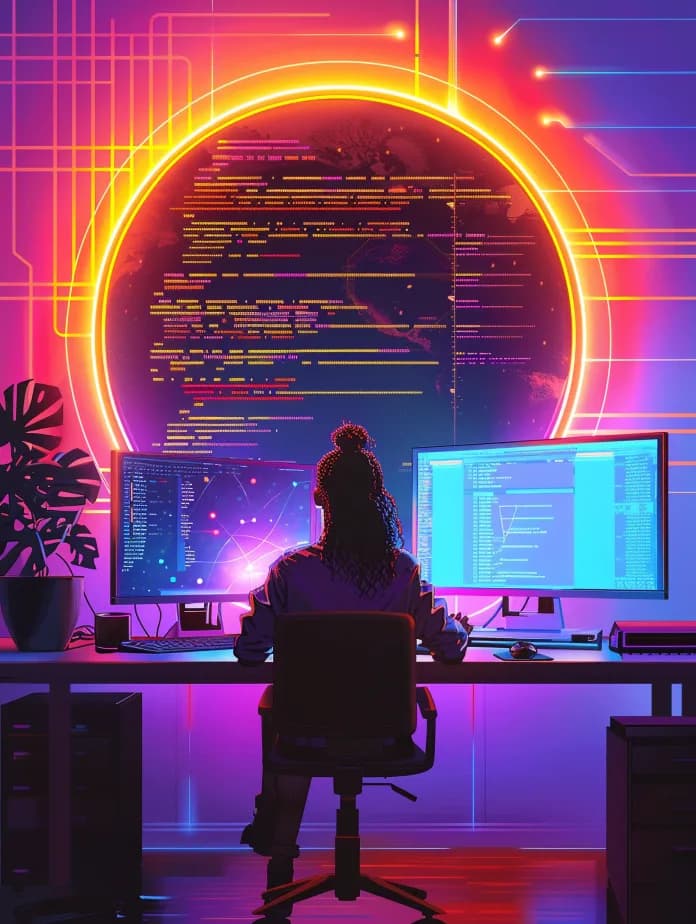 Software Development service illustration